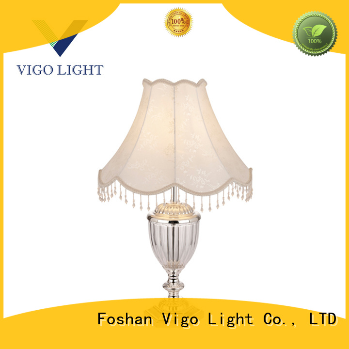 Vigo Lighting electroplated table top lamps factory price for apartment