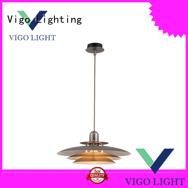 stable white pendant lamp design for hotel Vigo Lighting