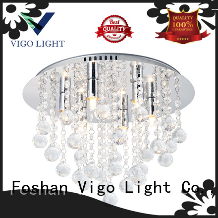 Clear crystal ceiling lamp G9 6 heads