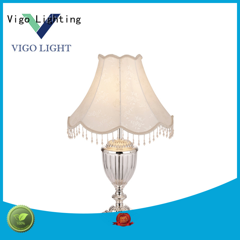 pretty table lamps white crystal Vigo Lighting Brand