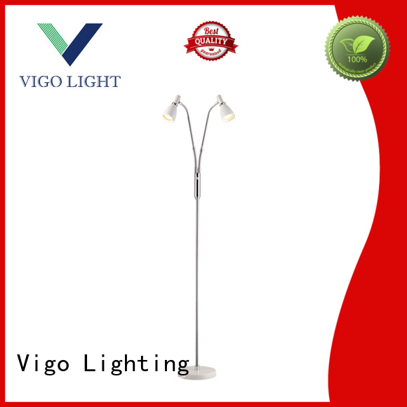 Hot satin floor lamps online floor chrome Vigo Lighting Brand
