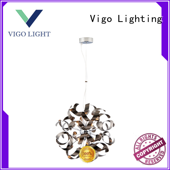 three pendant crystal Vigo Lighting Brand ceiling pendant supplier