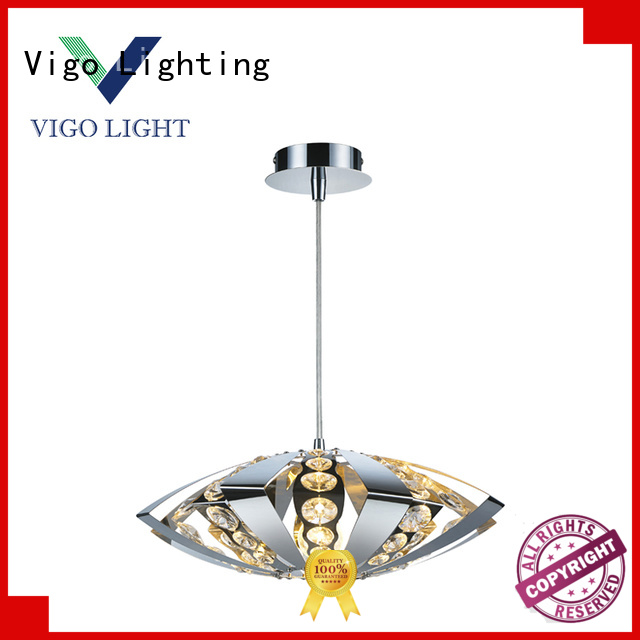 stainless lamp crystal buy pendant light Vigo Lighting Brand