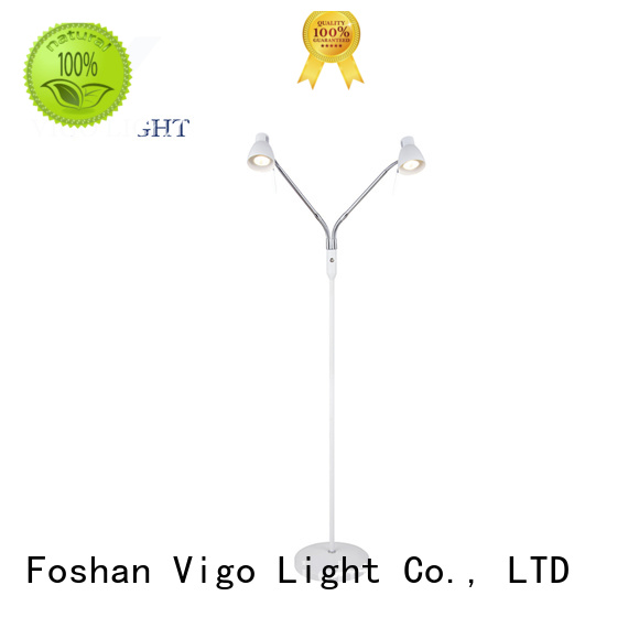Vigo Lighting Brand floor white lamp stylish floor lamp led