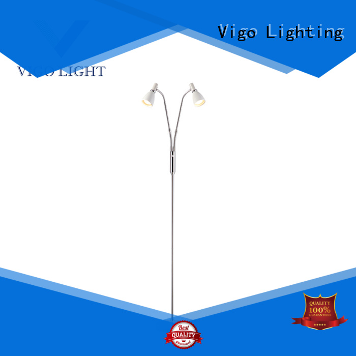 satin tube stylish floor lamp Vigo Lighting manufacture