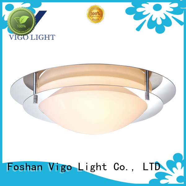 Bathroom ceiling lamp double decoration rings IP44 stainless steel