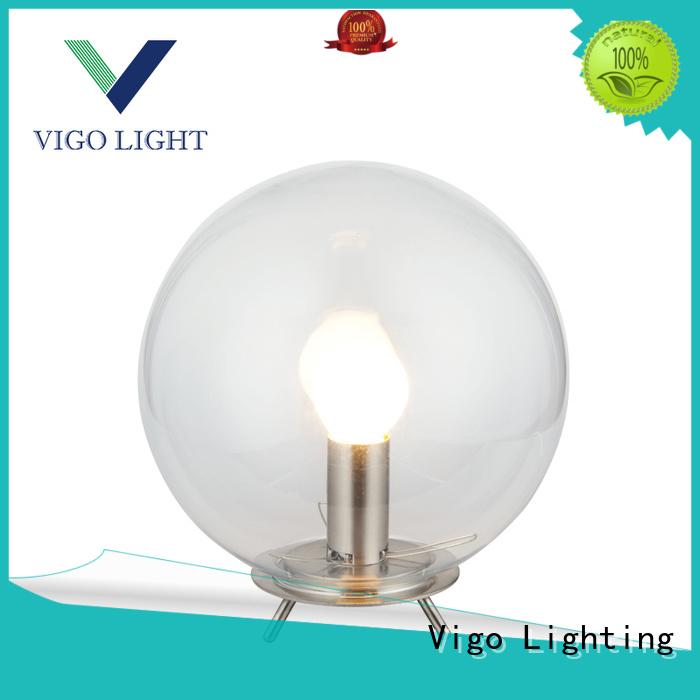 Dia20cm clean glass ball table lamp