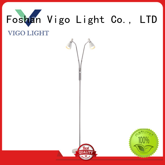 Double heads floor lamp dimmable Gu10 1.5M height