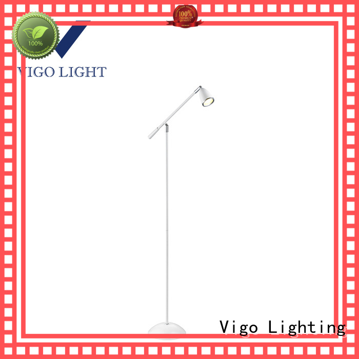 tube stylish floor lamp satin Vigo Lighting company