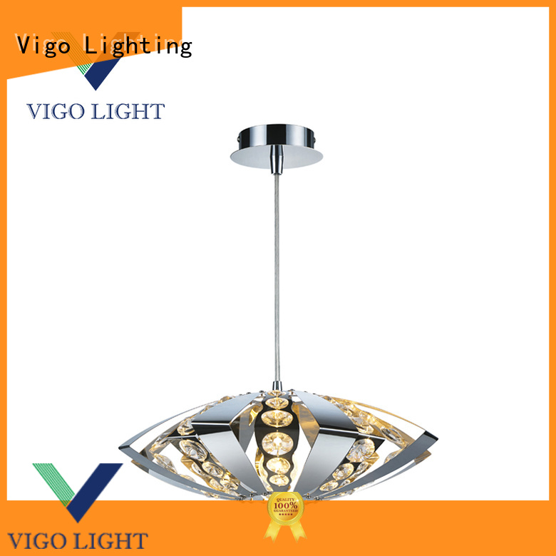 Vigo Lighting crystal single pendant lights for dinning room