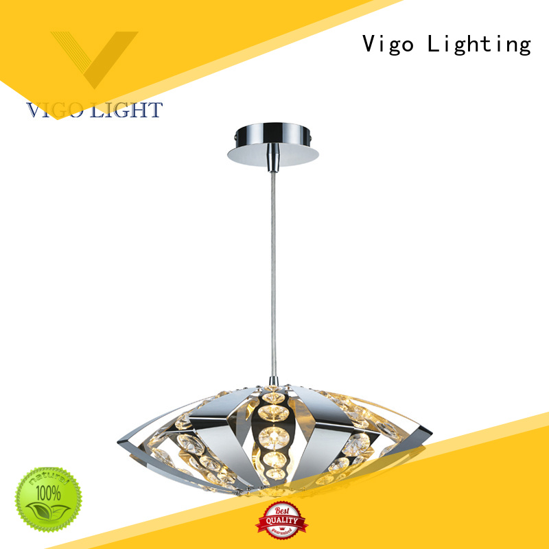Vigo Lighting stainless steel single pendant lights with good price for hotel