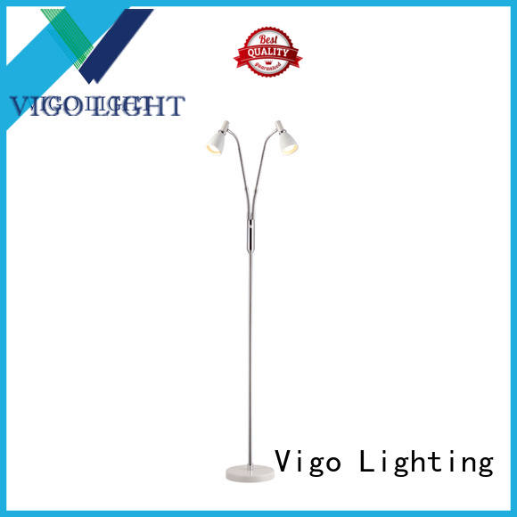 Double heads floor lamp dimmable Gu10 1.5M height