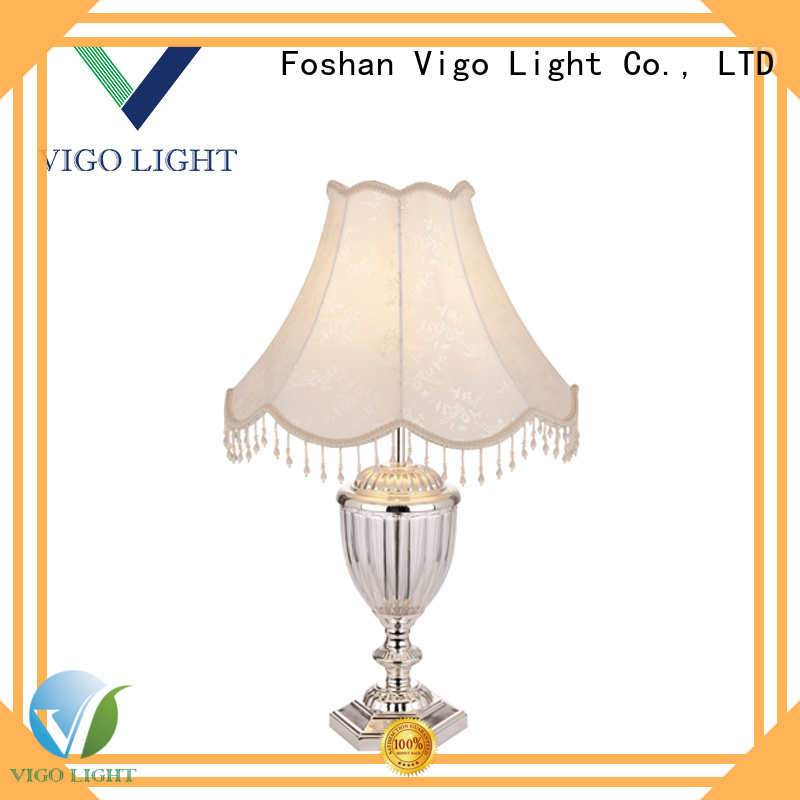 electroplated decorative table lamps factory price for apartment