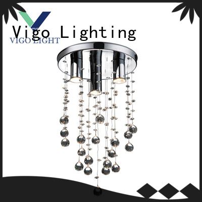 Vigo Lighting clear bedroom ceiling light fixtures with good price for apartment