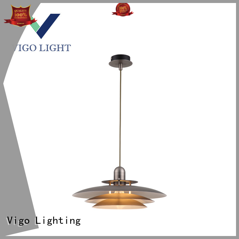 Custom single ceiling pendant head Vigo Lighting