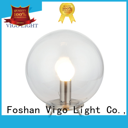 Dia20cm clean glass ball table lamp