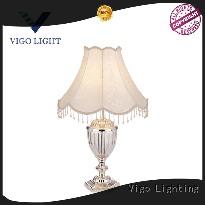 crystal table top lamps factory price for villa