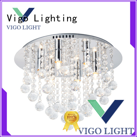 Clear crystal ceiling lamp G9 6 heads