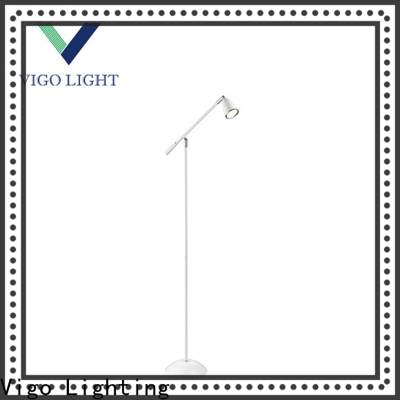 Vigo Lighting satin 2 light floor lamp series for dwelling