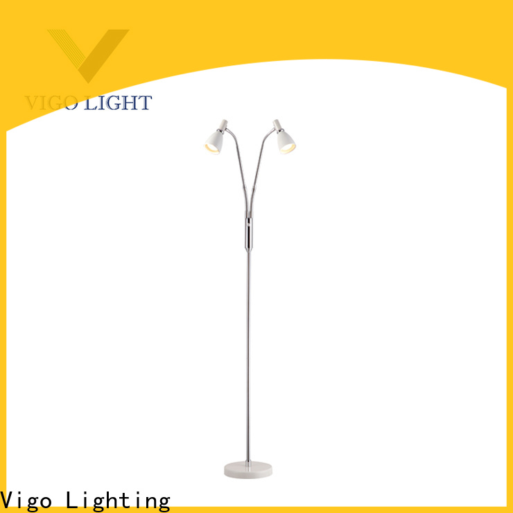 black 2 light floor lamp customized for villa